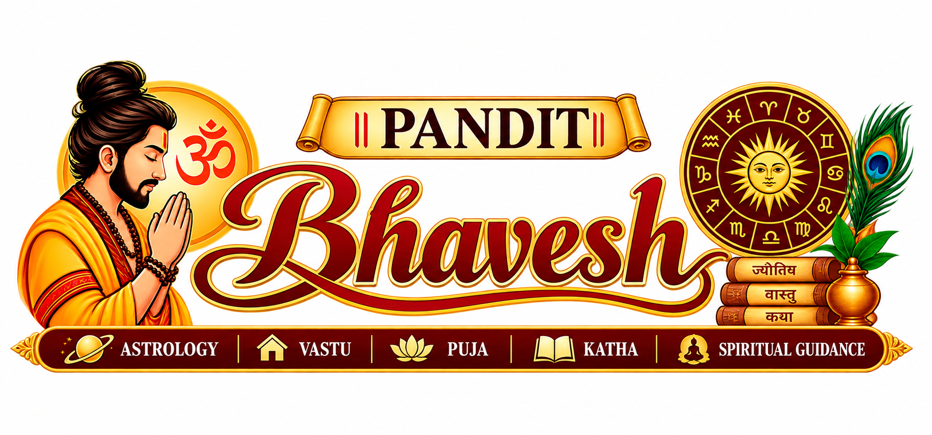 Pandit Bhavesh Ji Logo